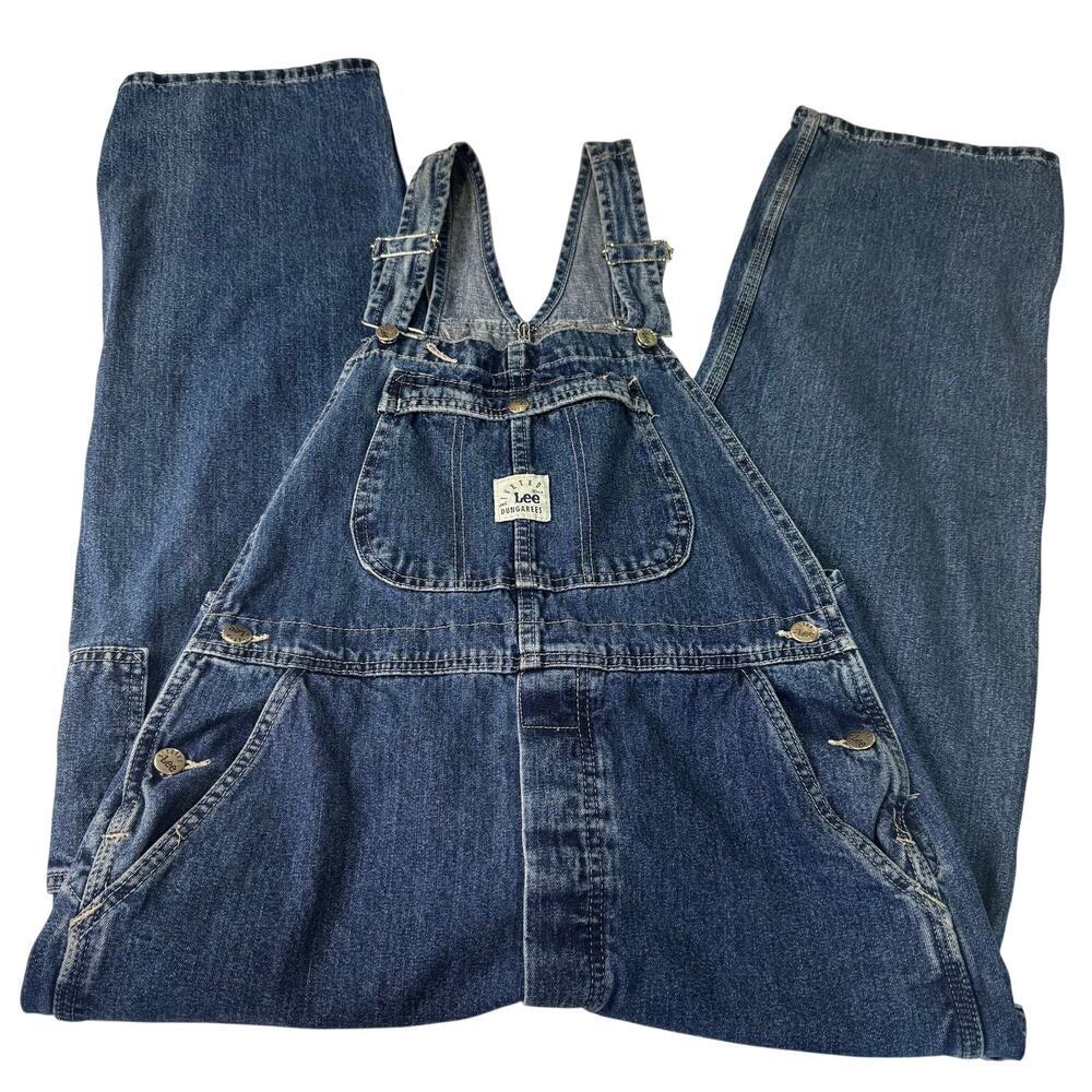 Vintage Lee Riveted Dungarees Denim Overalls